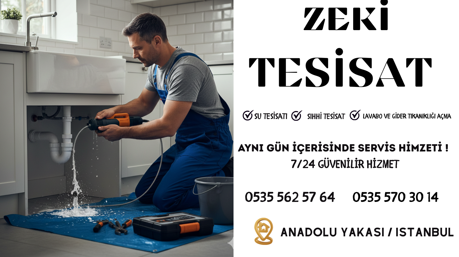 Anadolu yakası tıkanık açma 